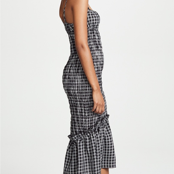Finders Keepers checkered ruched dress - Picture 5 of 5